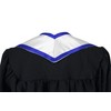 GraduationMall Plain Graduation Honor Stole Angled End With Trim Unisex