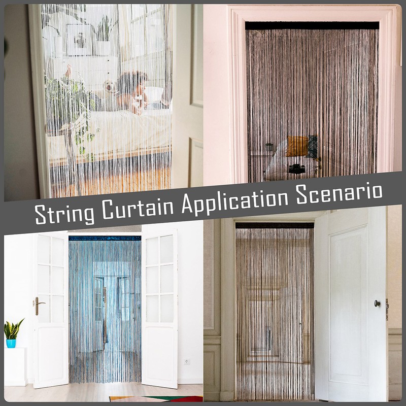 Doorway String Curtain Door Curtains,Boho Hippie Hanging Patio Room Decor