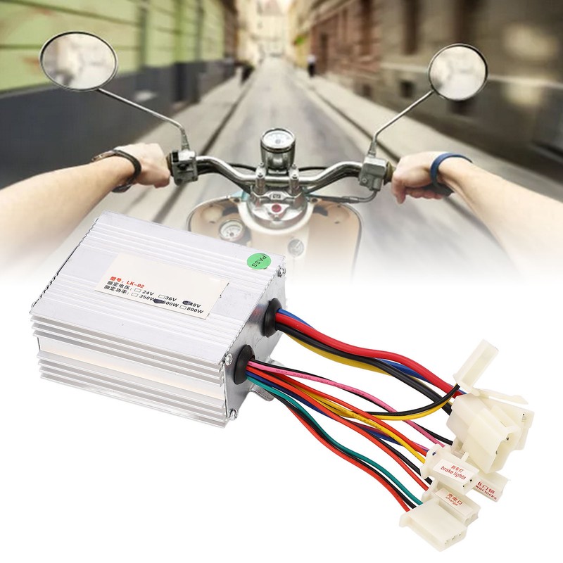 Electric Bike Brush Controller Professional 48V 500W Aluminium Alloy Motor