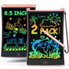 bravokids 2 Pack LCD Writing Tablet with Stylus, 8.5 inch