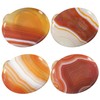 mookaitedecor Set of 4 40mm Carnelian Stone Drawer Knobs with