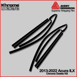 Avery Supreme Wrap Chrome Delete Vinyl fitting the 2013-2022 Acura ILX