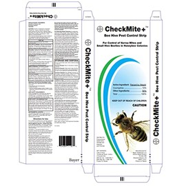 CheckMite+ Bee Hive Pest Control Strips | Treatment for Varroa Mites & Small Hive Beetles | Protects Honeybee Colonies | Easy-to-Use Strips | 10-Pack