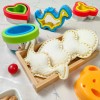 Sliafwh Sandwich Cutter Sealer 5pcs Uncrustable Maker for Lunchbox