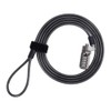 Combination Lock with Security Cable for Laptop Computer, Anti-Theft Keyless