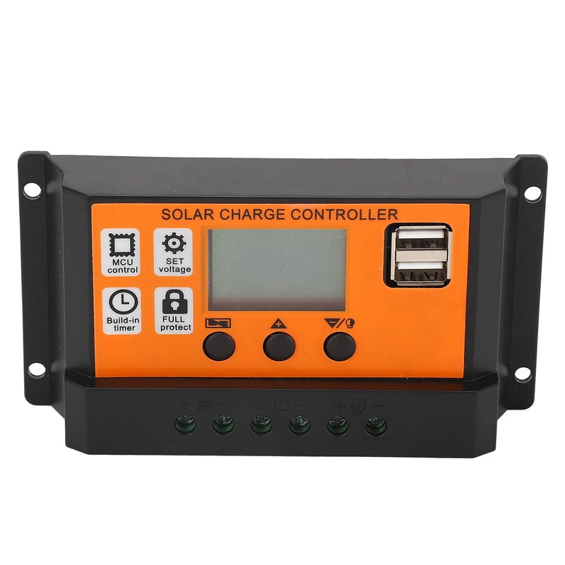 Solar Charge Controller LCD Display 3 Stage Management Solar Panel