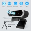 NIVEOLI Webcam 2K with Microphone and Webcam Cover Plug and