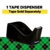 Scotch Desktop Tape Dispenser, Black Two-Tone, 1 Dispenser/Pack (C60-BK)