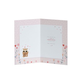 Boofle Mum & Dad Anniversary Card With Envelope - Cute Design,Multi,149 mm x 229 mm