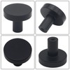 HANIHUA 30 Pack Black Cabinet Knobs, Solid Dresser Knobs Kitchen