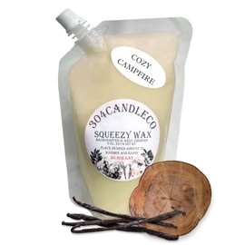 304CandleCo 3oz Squeeze Wax Melt Candle - 43 SCENTS - Cozy Campfire - Highly Fragrant & Hand-Crafted - Easy Mix & Match - 100% American Made - Perfect for Wax Warmers