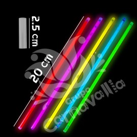 Grupo Carnavallia 100 Pulseras Neón Fosforescente Glow Stick Fiestas Eventos