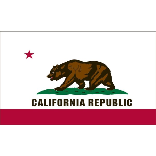 5x8 5 x 8 Ft CA California Flag WindStrong® Commercial