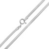 Silverly Women's .925 Sterling Silver 2mm Herringbone Chain Flat Snake