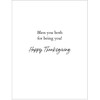 For A Wonderful Son and Daughter-in-Law Happy Thanksgiving Greeting Card