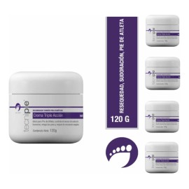 4 Cremas Triple Acción Controla Sudoración Pie De Atleta Suave