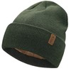 Bequemer Laden Womens Mens Winter Warm Beanie Hats Knit Slouchy Cuffed Skull Cap with Fleece Lined for Women Men Green