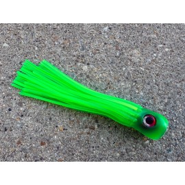 TACKLEWORKS Mini Chugger Scoop Head 6" Fishing Lure Ballyhoo Marlin Mahi - Green