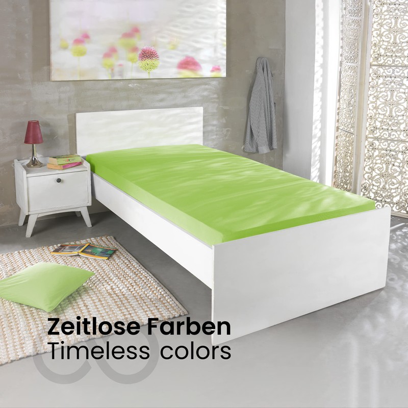 Jersey Fitted Sheet All Colours & Sizes 100% Cotton, 90-100