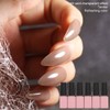 6pcs Nail Art UV Gel Nail Polish Quick Coloring Soak