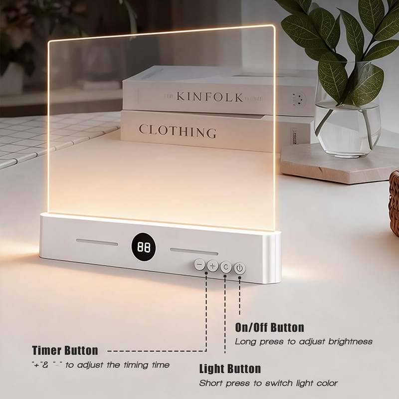 DEYOT Flat Book Light,2026 Upgrade, Book Light Treasure Box, Reading
