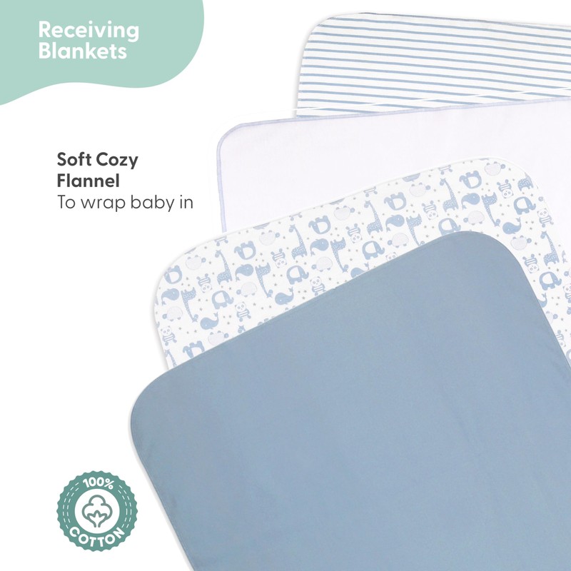 The Peanutshell Baby Layette Gift Set for Baby Boys -