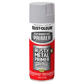 Rust-Oleum Rust-Oleum 249331 Automotive Rusty Metal Primer Spray Paint, 12 oz., Light Gray
