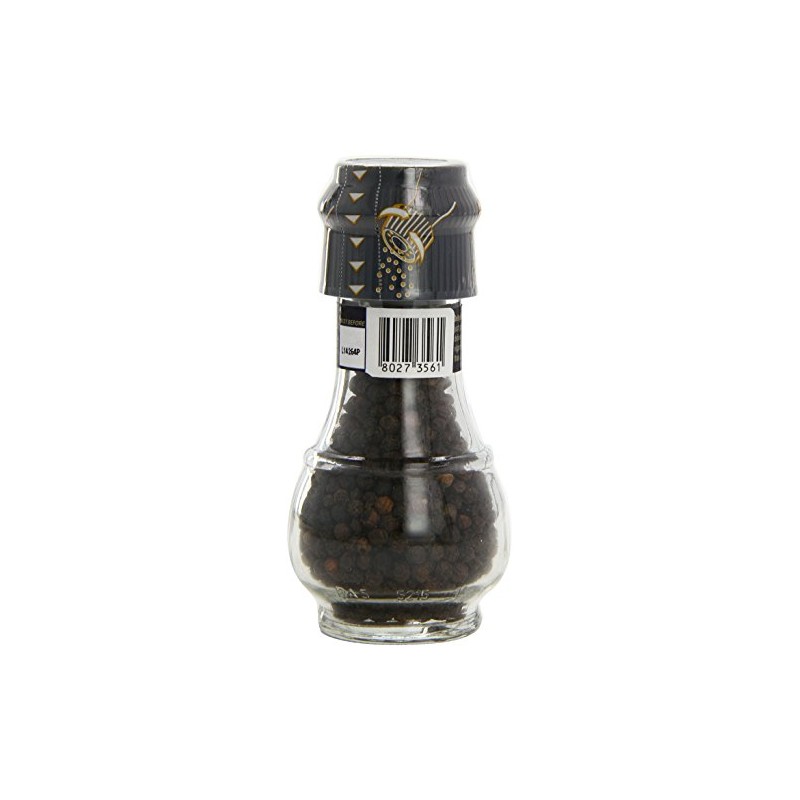 Drogheria Alimentari Black Peppercorn Mill 45 g (Pack of 6)