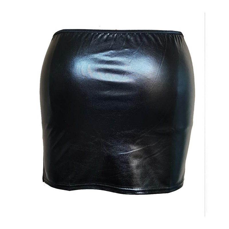 Gain Love Women's PVC Leather Wet Look Mini Clubbing Pole