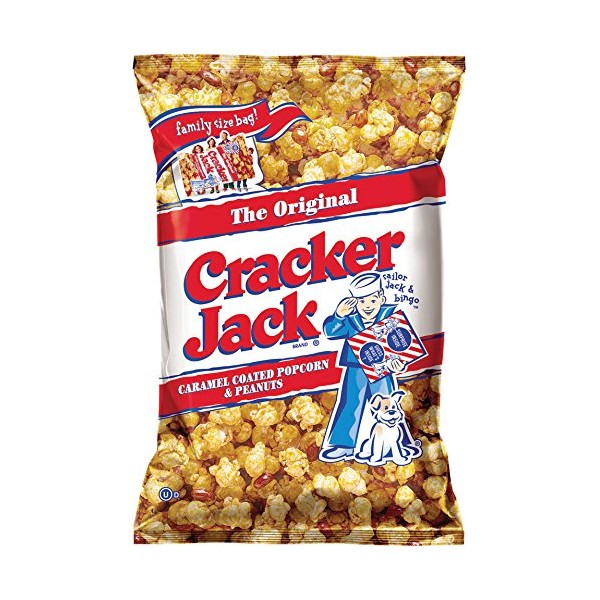 Cracker Jack Original Caramel Coated Popcorn and Peanuts, 8.5 Ounce (Pack of 9)