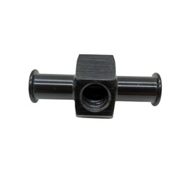 Fuel Pressure Gauge Adaptor, Fuel Nitrous Pressure Gauge Adapter,1/8 NPT Tee, 3/8 Inline Barb Fitting with 1/8" NPT Port