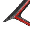 Central Console Water Cup Holder Trim Frame Carbon Fiber Style