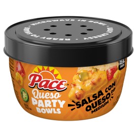 Pace Salsa Con Queso Dip, Cheese Dip, 11 oz Microwavable Bowl