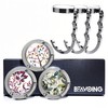 BEAVOING Purse Hanger, Foldable Purse Hook Set of 3 Mixed