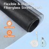 Window Screen Repair Kit, 59"x106" Fiberglass Window Screens for House