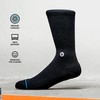 Stance Palama Navy (01005) Socks, L, NAVY (01005)