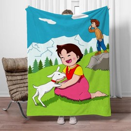 Blankets for Decorative Sofa Blanket for Sofas Heidi Friend Bed Throw Character Blanket King Size Luxury Blankets and Throws:_z1_50*60inch