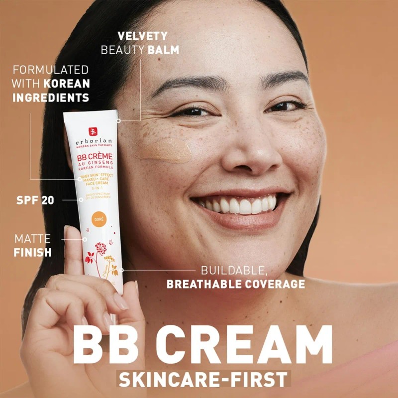 Erborian Crema Bb Erborian Con Ginseng, Tono Dore -