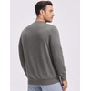 PINSPARK Men Crewneck Sweatshirt Lightweight Long Sleeve Running Sweat Shirts