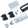 DIANQI 1Pack Terminal Block, 30A 20 Positions Dual Row Screw