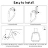 JUYSON Adhesive Hand Towel Holder for Bathroom, No Drill Towel