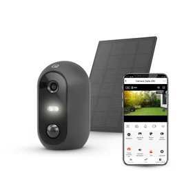 Garza - Wireless Solar Security Camera 1080p (HD) with Motion Sensor, Colour Night Vision, IP Wifi (2.4 Ghz), Remote Control via App