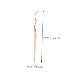 IWOWHERO Eyelash Curler Aid Lash Extension Tweezers Cluster Lash Tweezers Eyelash Holder Tool Multiuse Makeup Tool