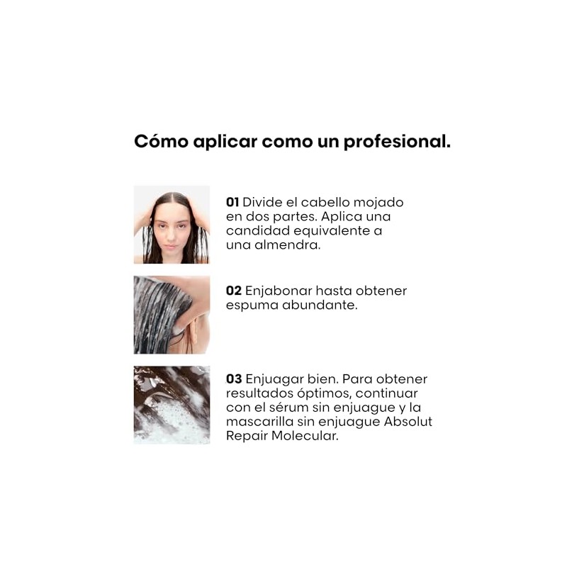 L'Oréal Professionnel Absolut Repair Molecular Shampoo 300ml