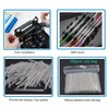 Preshrunk OD2.5mm Fiber Optic Fusion Splice Protection Sleeves 45mm Clear,