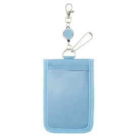 LIHIT LAB Myfa A3300-14 Trading Card Pass Case and Card Stand, Oshi-Katsu (Fan Culture), Fan Goods, Powder Blue