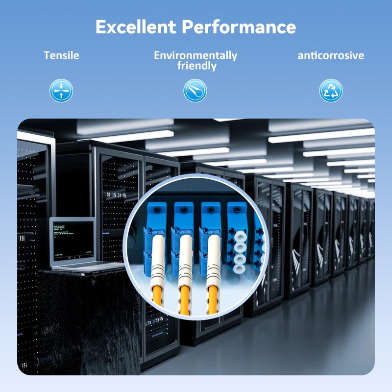 CHunreegow LC to LC Fiber Patch Cable, OS2 Single Mode
