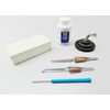 Jewelry Soldering Tools Set Magnesia Block Fiber Tweezers Pick Handy
