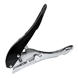 Chazcoo Perforadora de Papel Resistente Portátil, 8mm Perforadora de Papel de un Solo Agujero, Perforadora Duradera para Tarjetas de Papel, Cartón de 