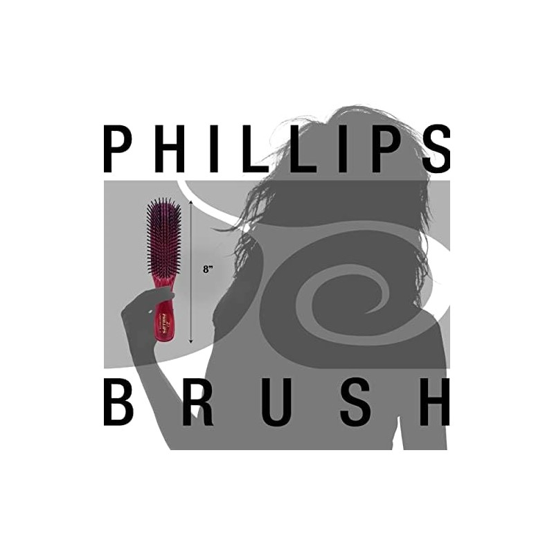 Phillips Brush Light Touch 6 Rojo Rubí – Cepillo de